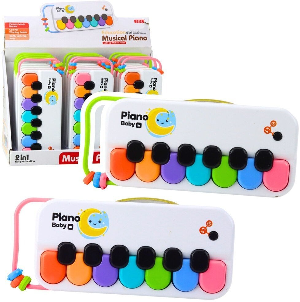 Edukacyjne Pianinko Muzyczne Dla Dzieci Interaktywne Kolorowe Koraliki