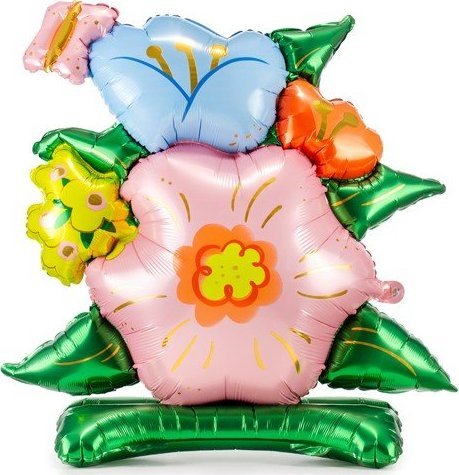 PartyDeco Balon foliowy stroik kwiatowy stojący ozdobny