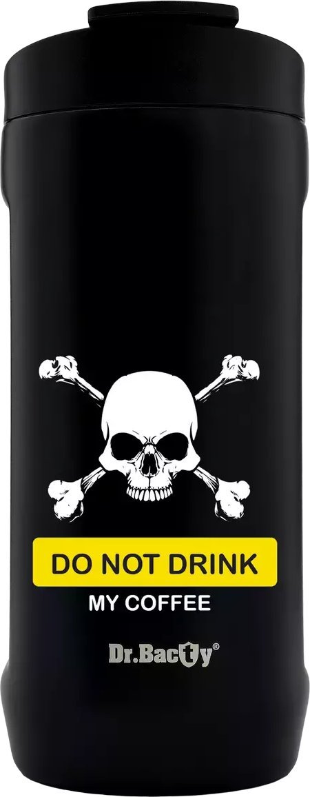 Dr.Bacty Kubek do samochodu Dr.Bacty Notus Do not drink my Coffe - czarny