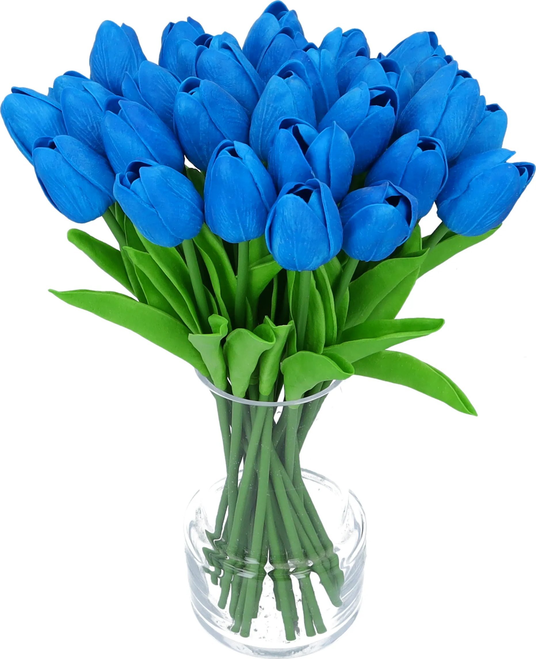 Tulipany Silikonowe Jak Żywe Ozdobny Bukiet Sztucznych Kwiatów Na Stroik