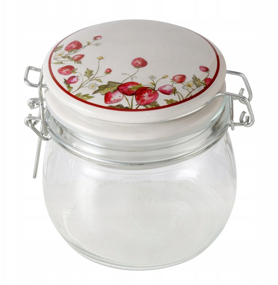 Słoik kuchenny dekoracyjny z pokrywką EMILY, 450 ml