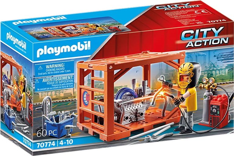 Playmobil City Action Produkcja Kontenerów (70774)