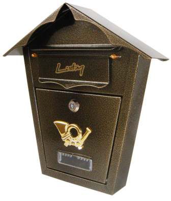 Skrzynka na listy złoty-antyk SD1