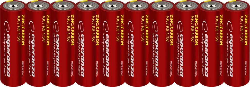 Esperanza EZB201 baterie zn-c aa 10szt