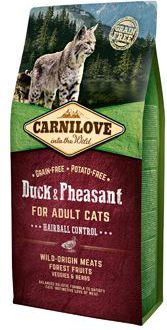 VAFO PRAHS CARNILOVE 6kg KOT HAIRBALL DUCK PHEASAN