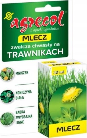 Agrecol Mlecz środek do zwalczania chwastów na trawnikach 20ml