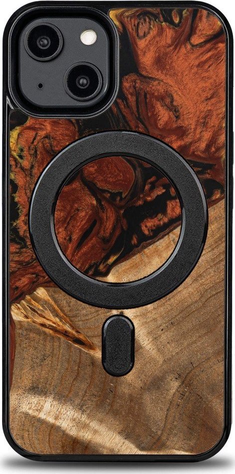 BeWood Etui Bewood Unique na iPhone 14 - 4 Żywioły - Ogień z MagSafe
