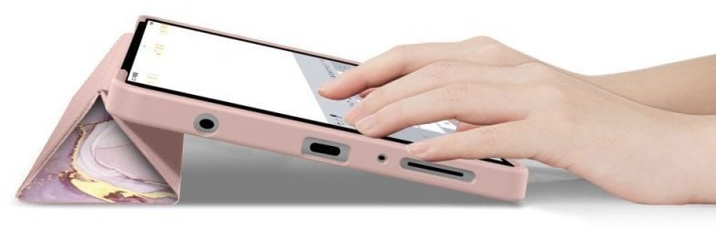 Etui na tablet Tech-Protect Etui Smartcase do Samsung Galaxy Tab A9 / A11 8.7 X110 / X115 / X133 / X135 Marble