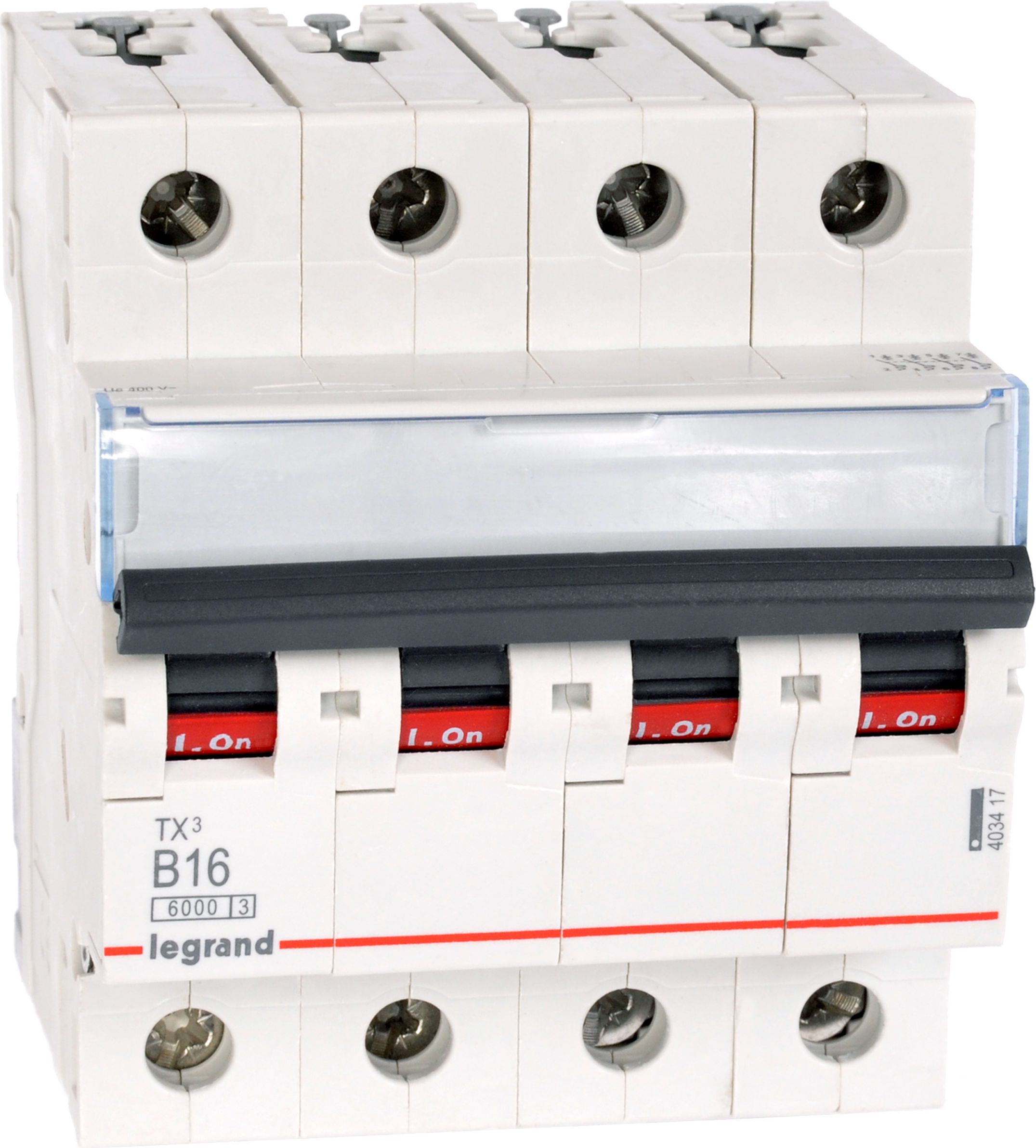 Legrand Wyłącznik nadprądowy S304 TX3 B16 16A 4P B 403417