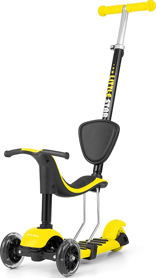 Hulajnoga Milly Mally Little Star Żółty (10698)