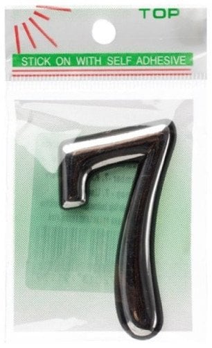 DOOR NUMBERCR 7 PLASTM