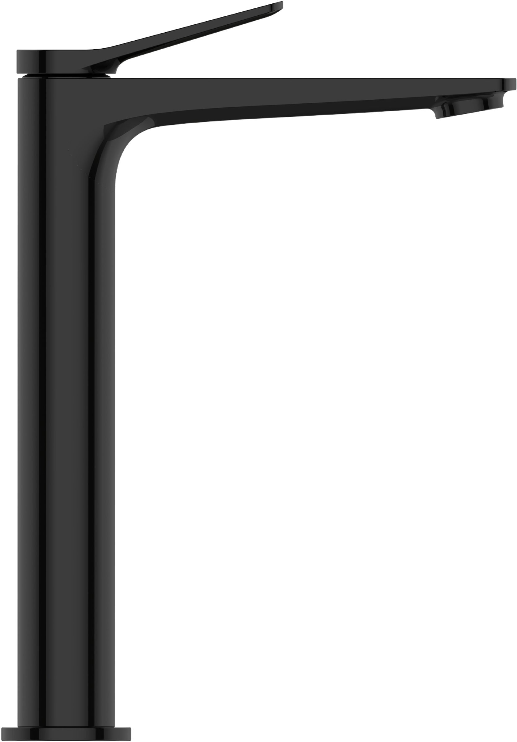 HIGH WASHBASIN MIXER NESTOS BLACK GLOSS