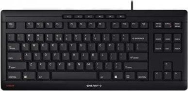 Klawiatura Cherry CHERRY STREAM KEYBOARD TKL klawiatura USB QWERTY Angielski Czarny