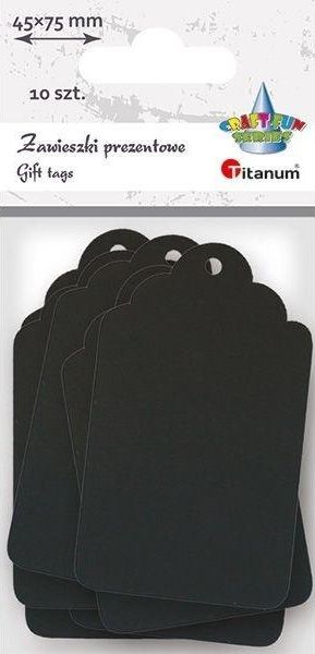 Titanum Zawieszka prezentowa kartonowa 45x75mm 10szt