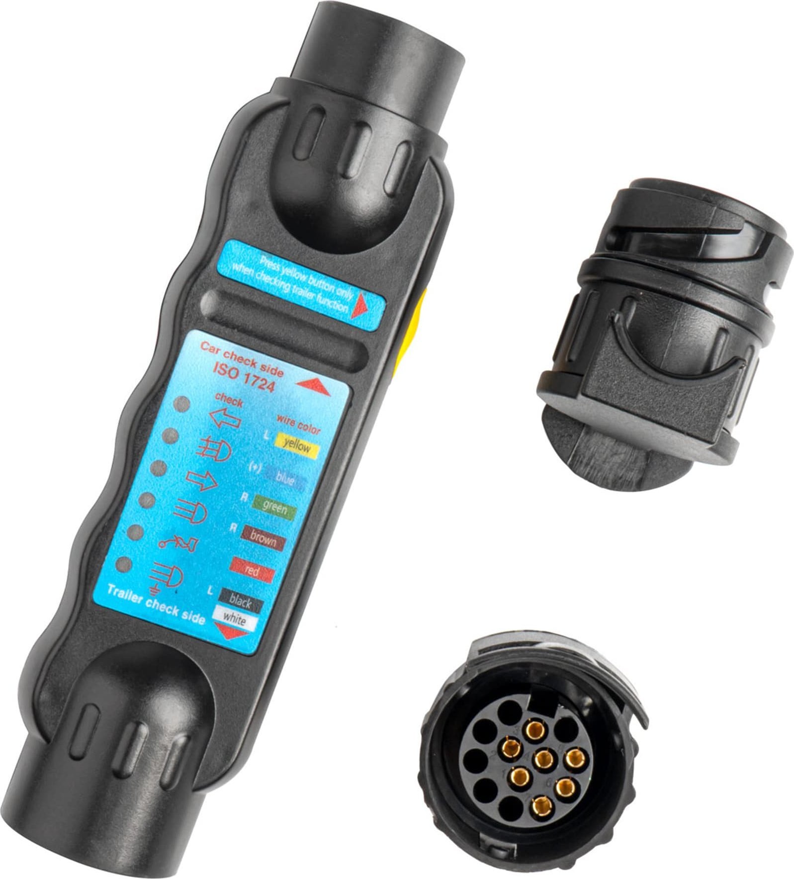 AMiO Tester gniazda wtyczki przyczepy haka 7/13pin amio-03225