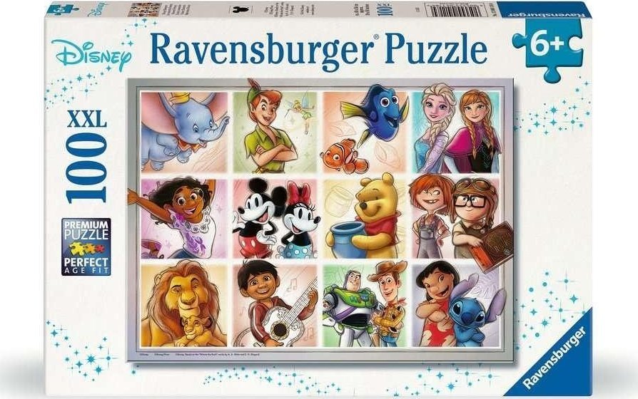 Ravensburger Puzzle XXL Disney Postacie 100 elementów