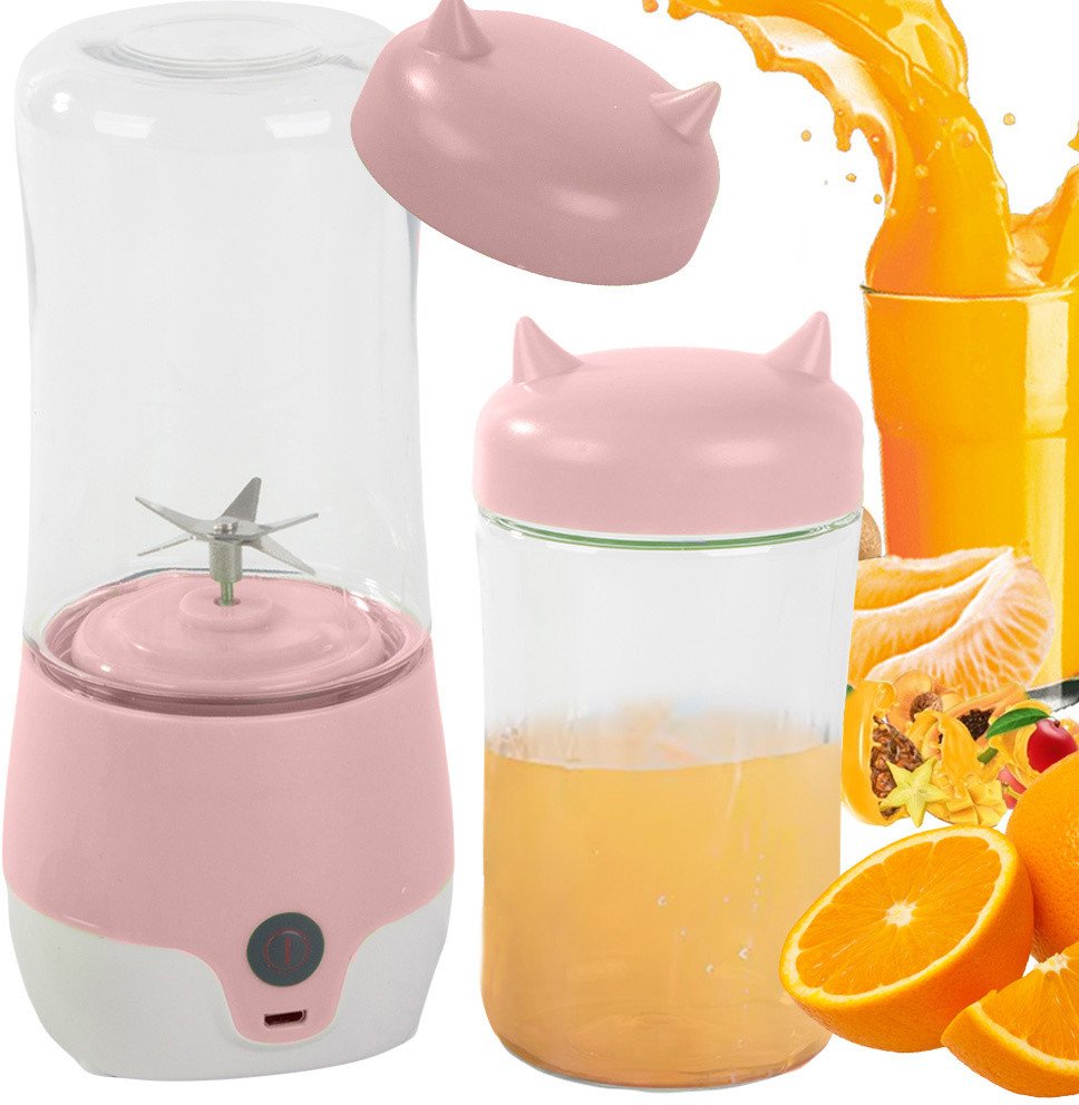 Blender do smoothie przenośny usb bezprzewodowy kubek pojemnik na koktail