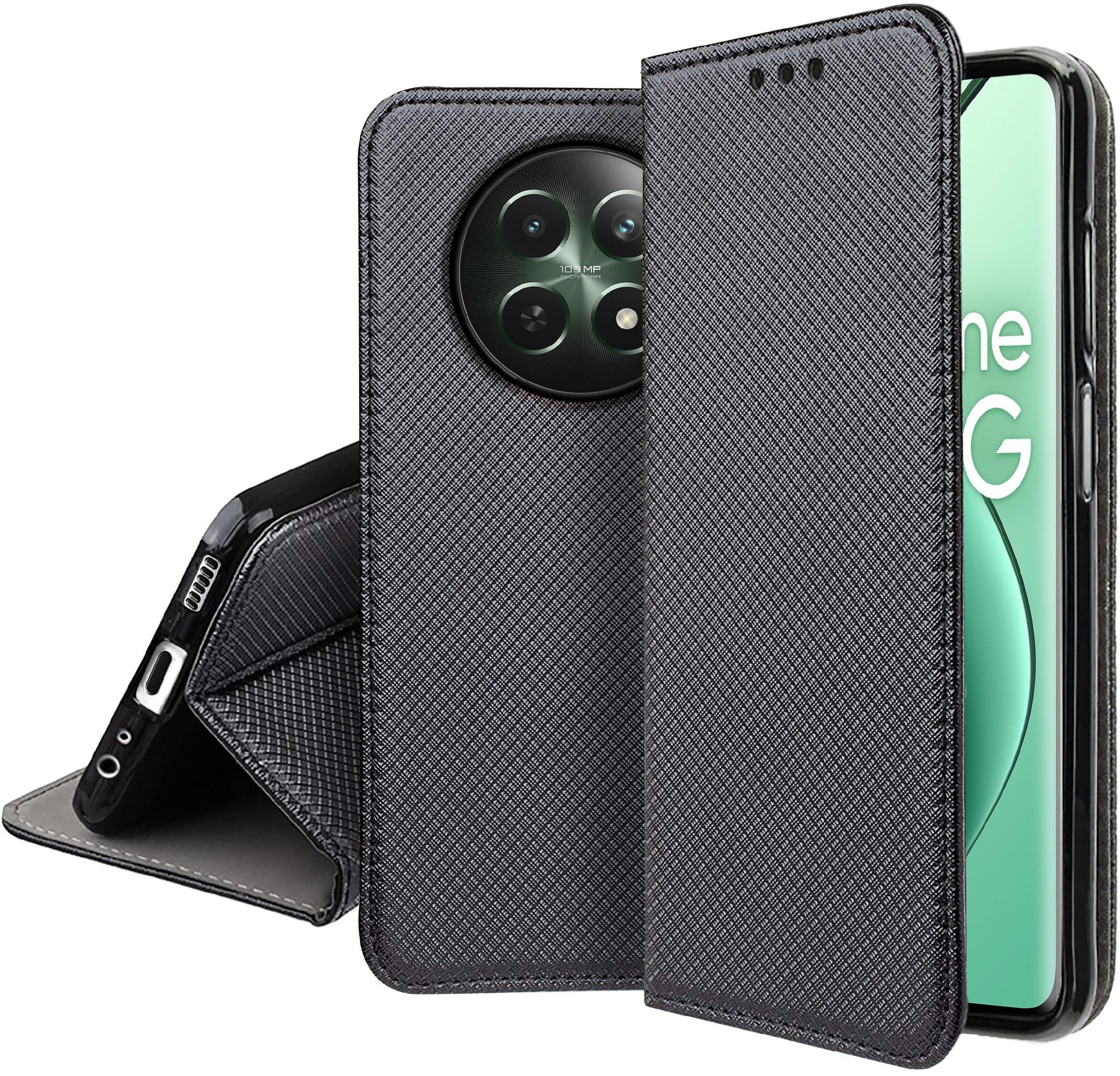 Etui do Realme 12 5G SMART MAGNET CASE PORTFEL + SZKŁO OCHRONNE 9H