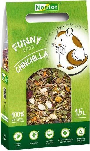 Nestor Nestor pokarm dla Szynszyli 1500ml Funny Food 400g