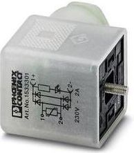 Phoenix Contact Wtyk zaworowy 3P typ A z zasilaczem LED SACC-V-3 CON-PG9/A -1L-SV 24 (1527919)