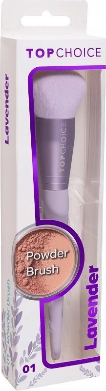 Top Choice Pędzel do pudru lavender 01