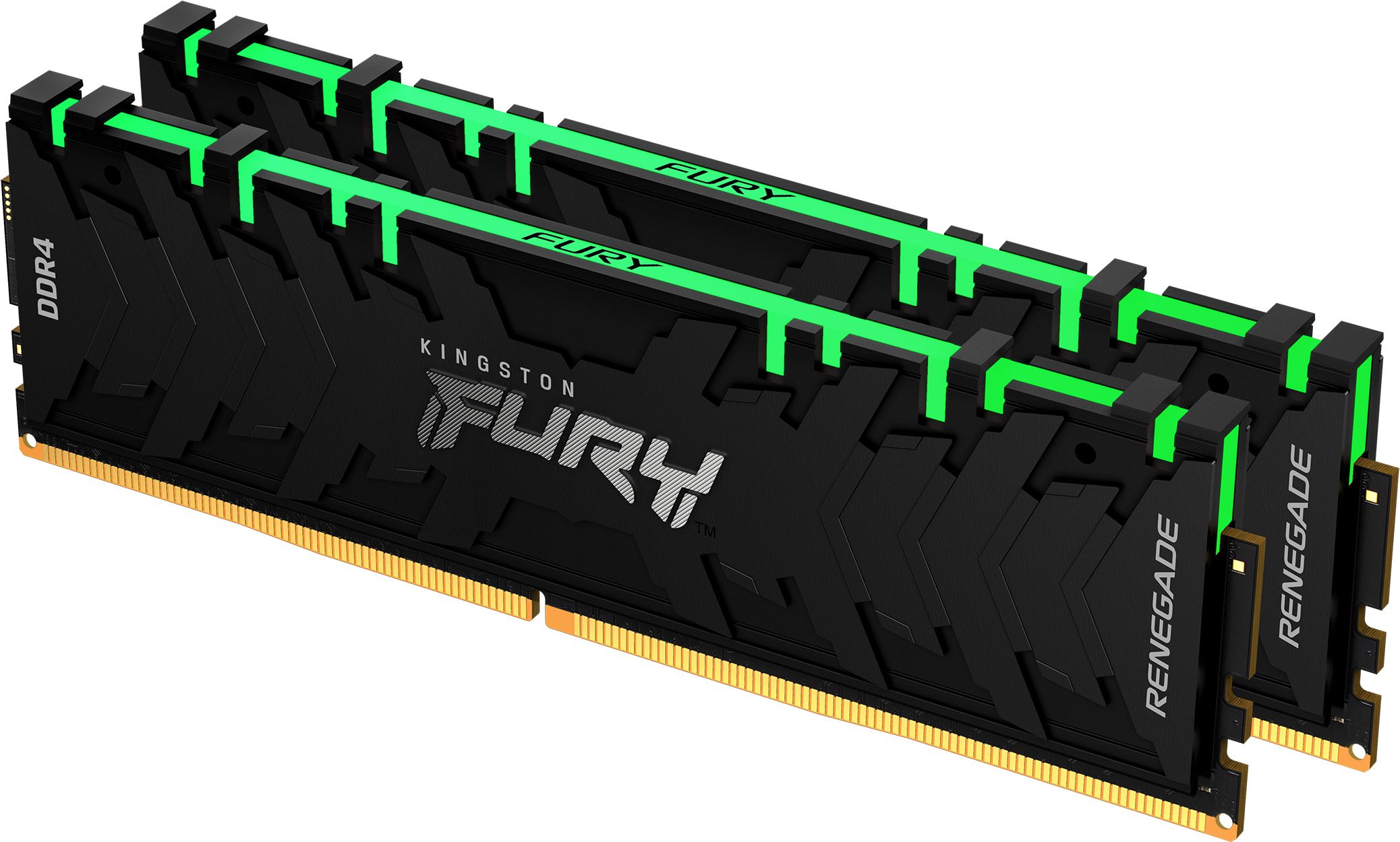 Pamięć Kingston Fury Renegade RGB, DDR4, 16 GB, 3200MHz, CL16 (KF432C16RBAK2/16)