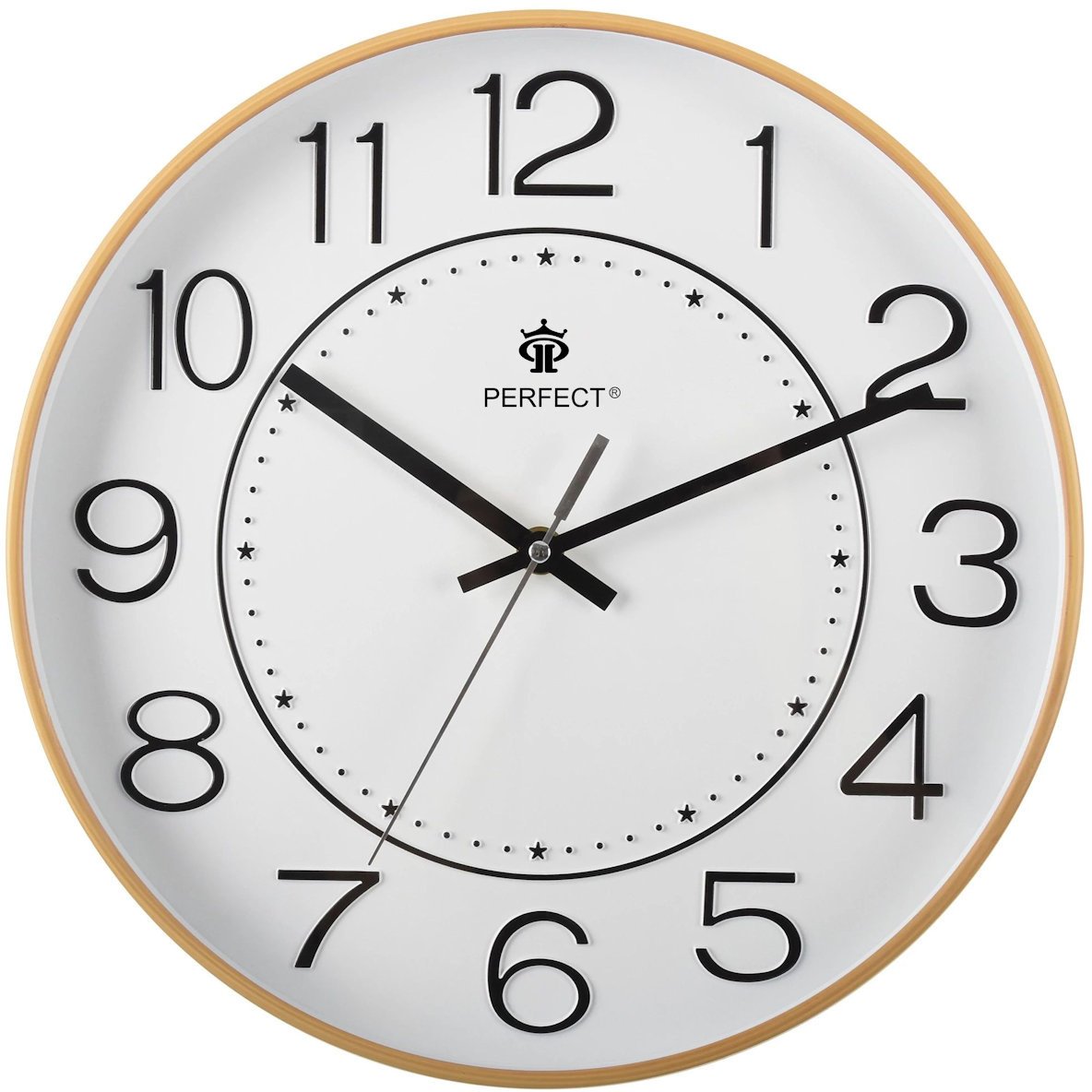 Perfect Zegar ścienny PW602-1700-5 bambusowy 30 cm