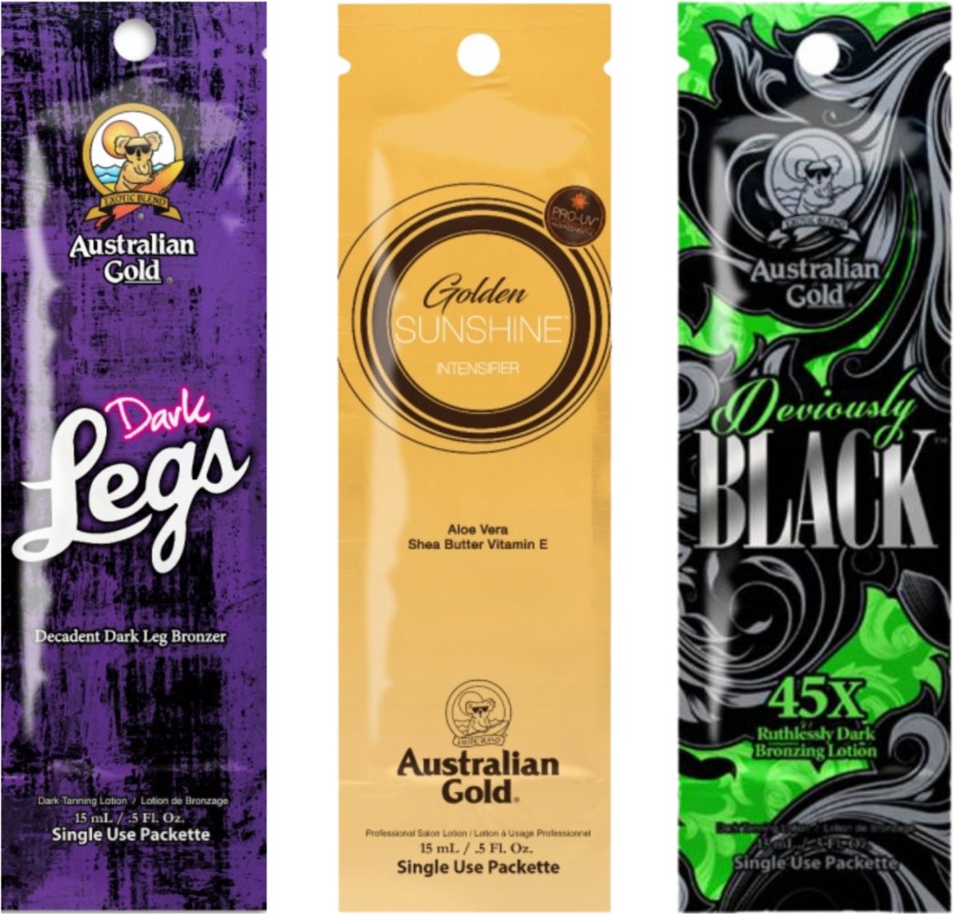 Australian Gold Zestaw Saszetek Do Opalania