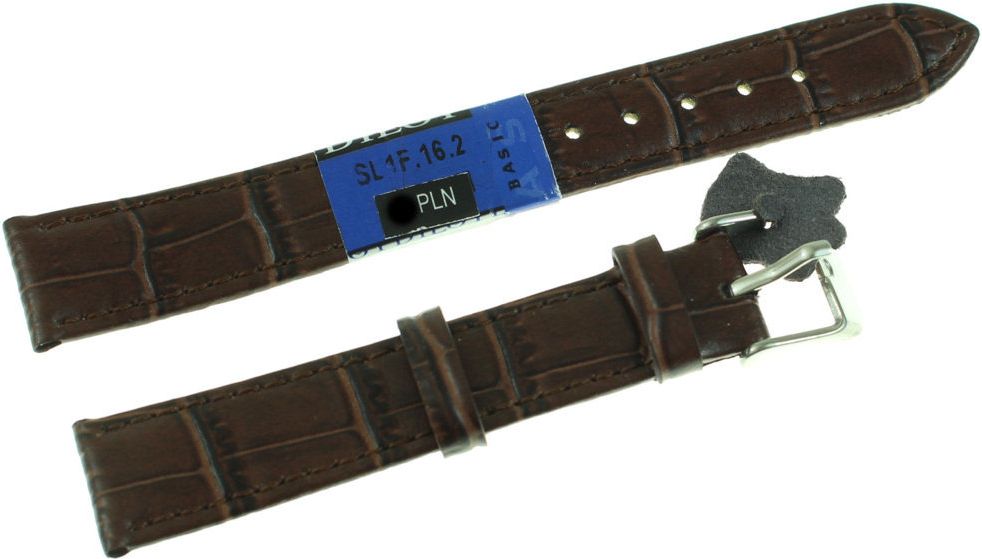 Diloy Skórzany pasek do zegarka 16 mm Diloy SL1F.16.2