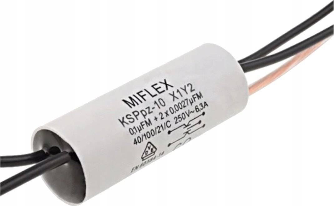 MIFLEX Kondensator KSPpz-10-2 100N/2,7N 250V X1Y2 MIFLEX