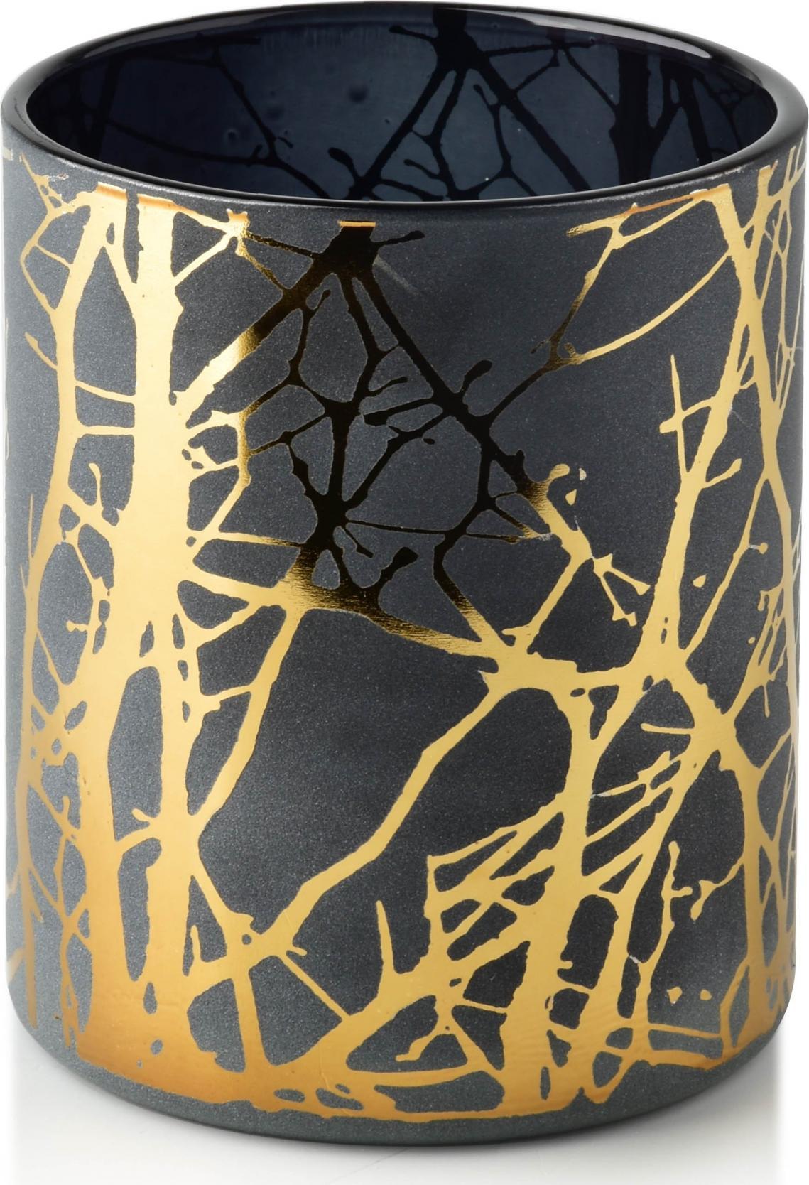 Affek Design ODETTE GOLD Świecznik 8,8xh10cm