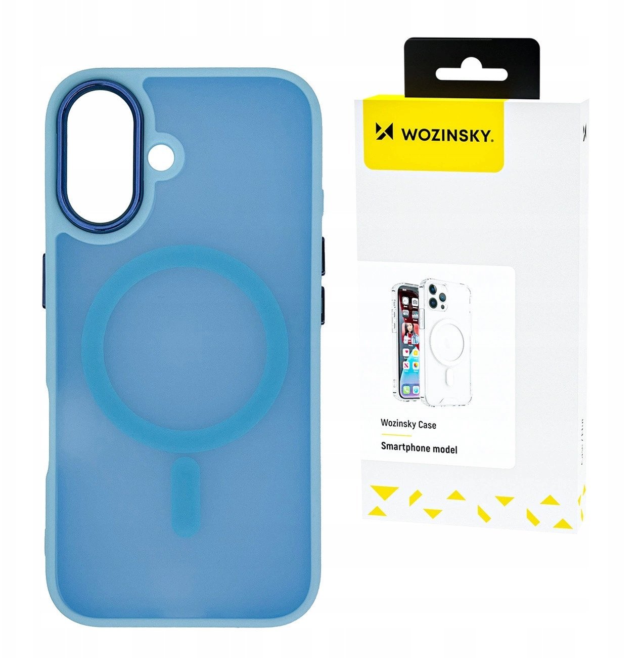 Etui Wozinsky Fashion Case MagSafe na Samsung Galaxy S25+ - niebieskie