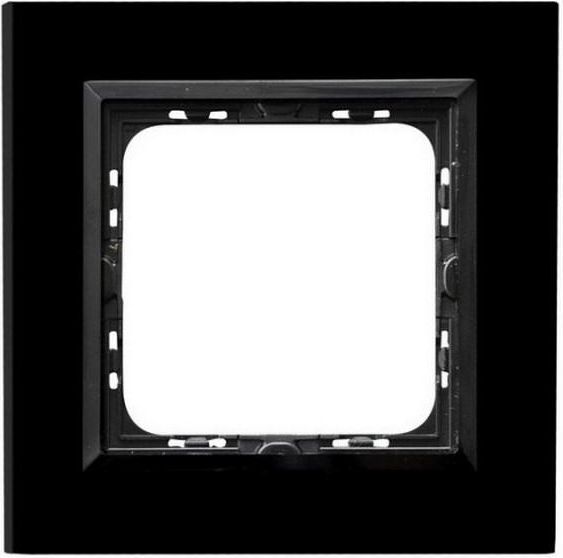 Ospel Ramka pojedyncza Sonata szkło czarny (R-1RGC/32/25)