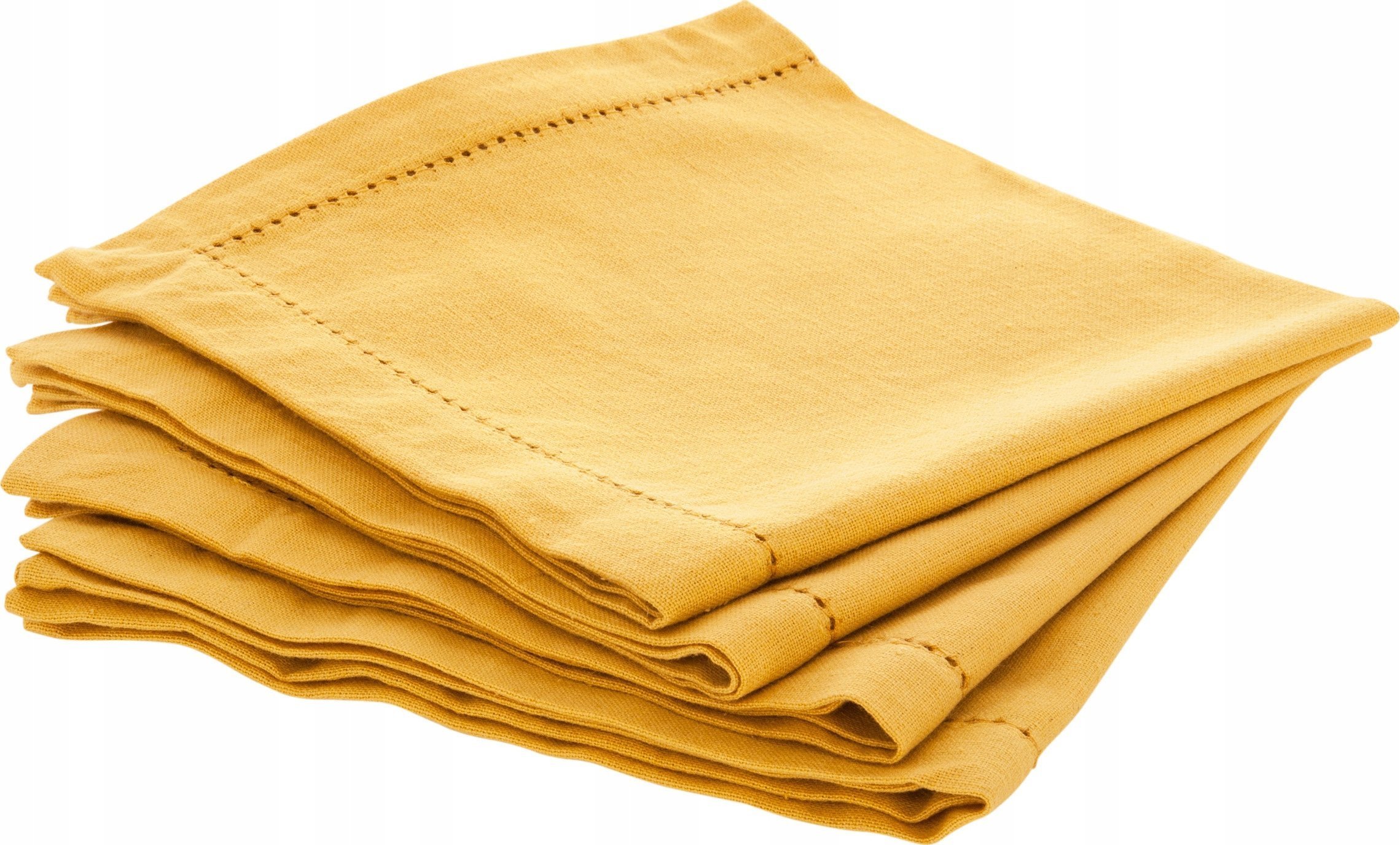 Atmosphera Serwetki na stół CHAMBRAY, 40 x 40 cm, 4 sztuki, żółte