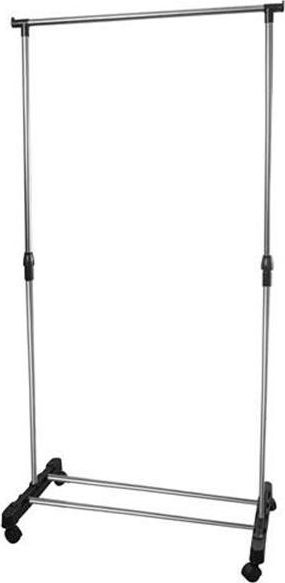 Iso Trade Wieszak stojący na odzież ubrania stojak kółkach uniwersalny