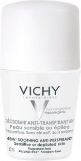 Vichy Antyperspirant w kulce do skóry wrażliwej lub po depilacji 48h 50ml
