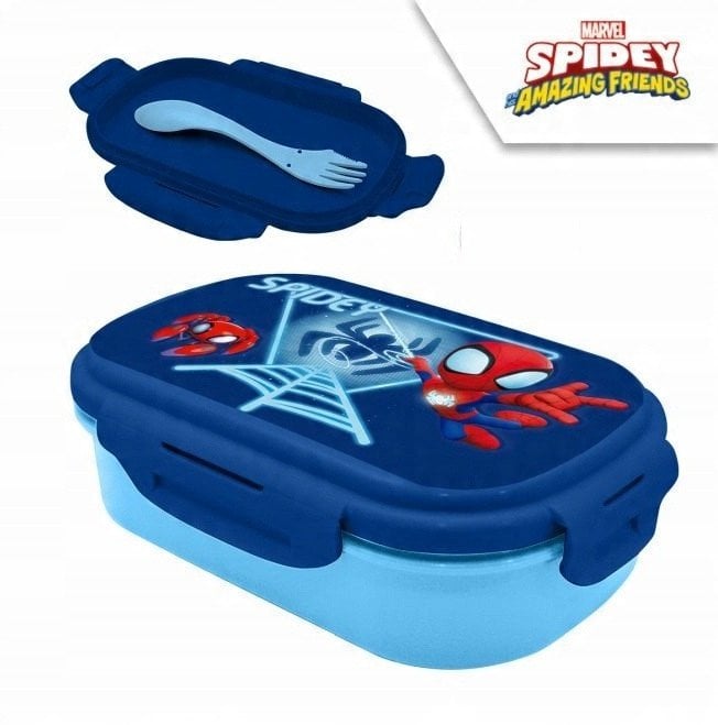 Śniadaniówka Lunchbox Box Dla Dziecka Do Szkoły Spiderman Spidey I Kumple / Sp50100 / Spidey I Super Kumple