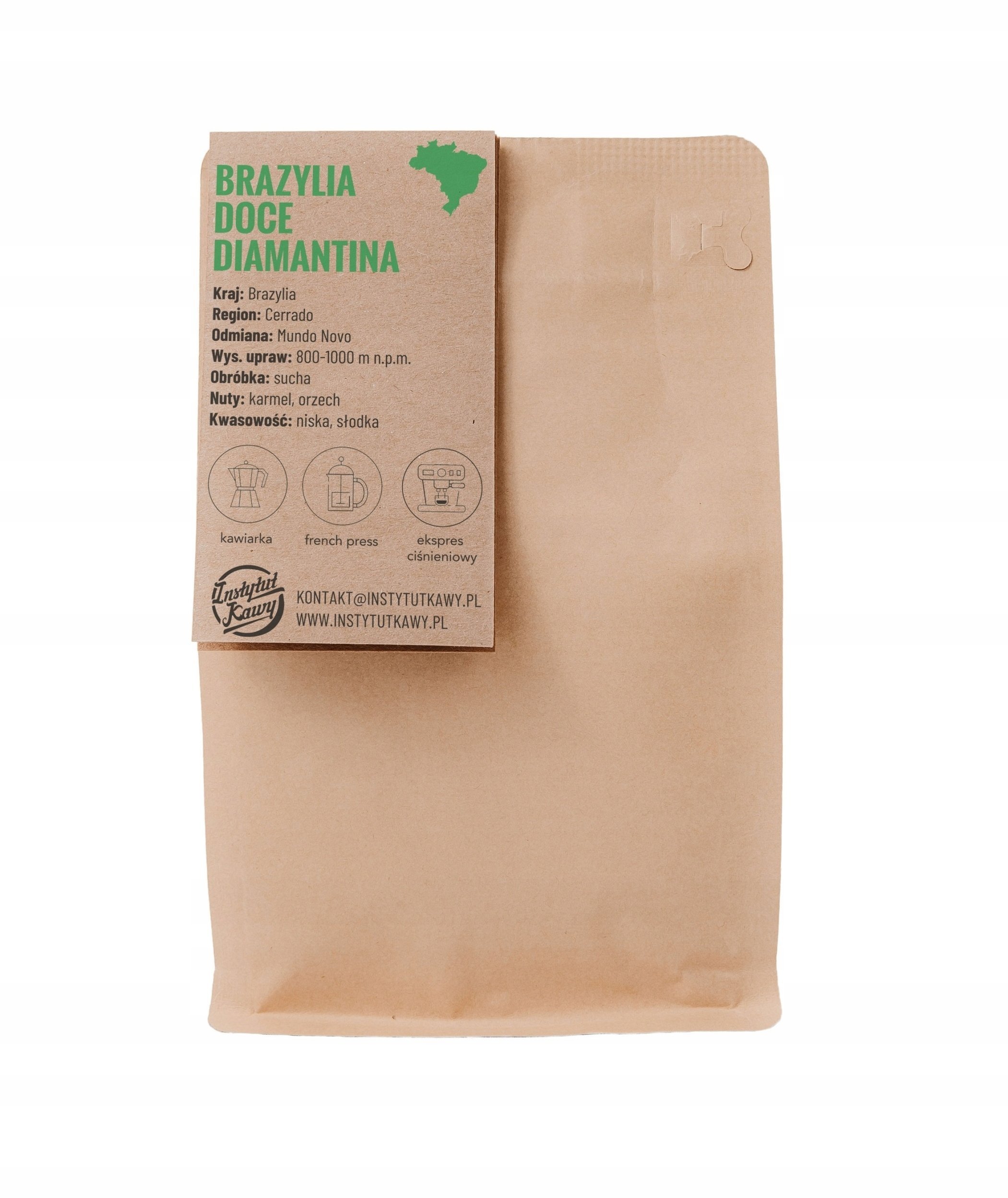 Kawa ziarnista Instytut Kawy Brazylia Cerrado Espresso 250g