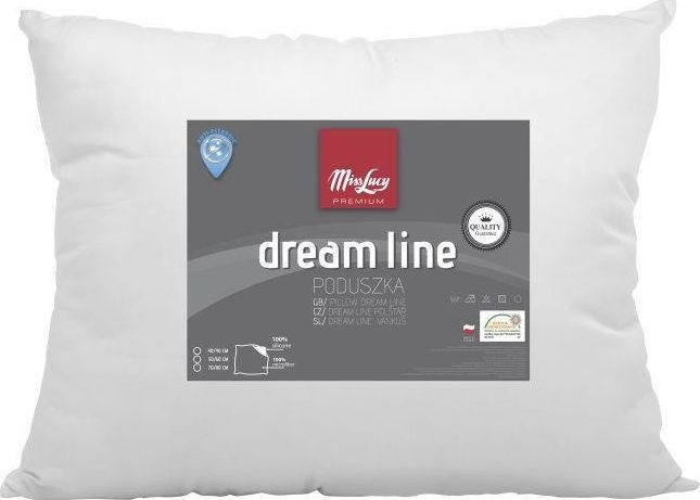 Miss Lucy Poduszka Miss Lucy Dream Line biała silikon 50 x 60 cm