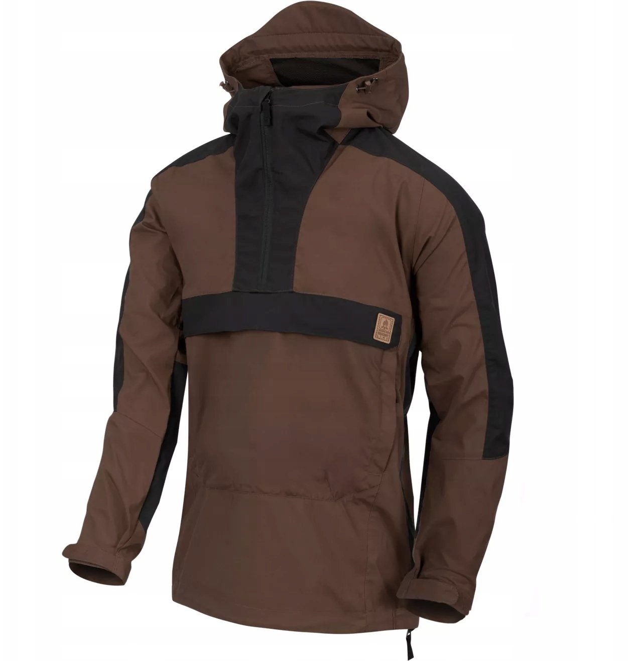 WOODSMAN Anorak Jacket - Earth Brown / Black B - L/Regular