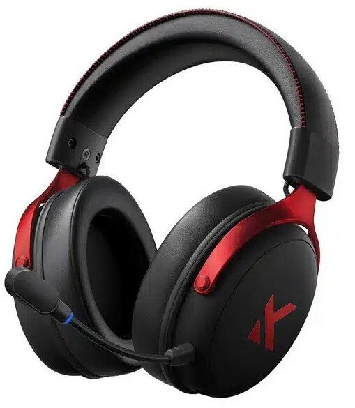 Słuchawki MCHOSE Bezprzewodowe słuchawki do gier czarne/czerwone V9 PRO