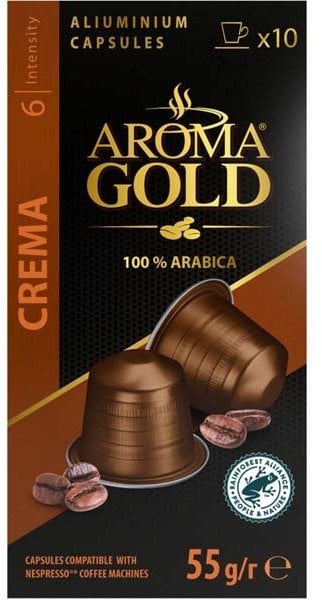Italian Coffee Kawa kapsułki Aroma Gold Crema, 55g