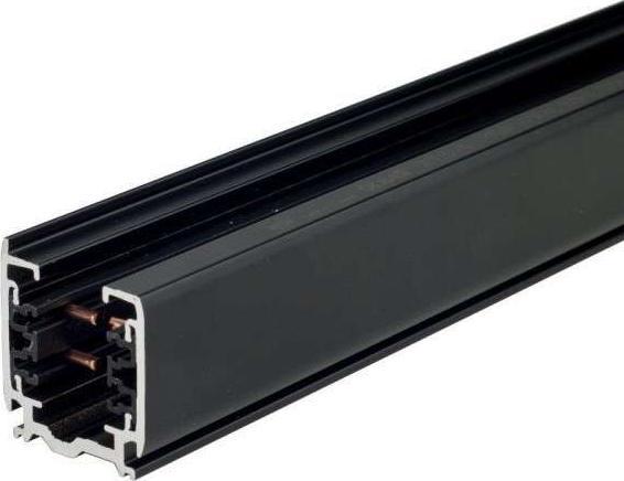 Shilo Szynoprzewód sufitowy 1m XTS 4100 CZ Shilo 3-fazowa ścienna LISTWA natynkowa 230V czarna
