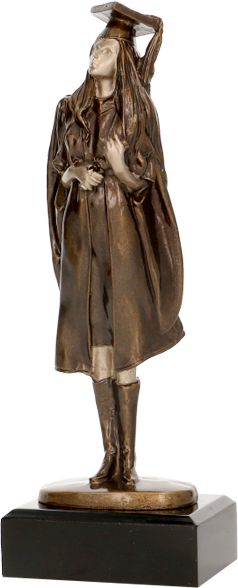 Tryumf Figurka odlewana - absolwentka - nauka (RFST2055/BR)