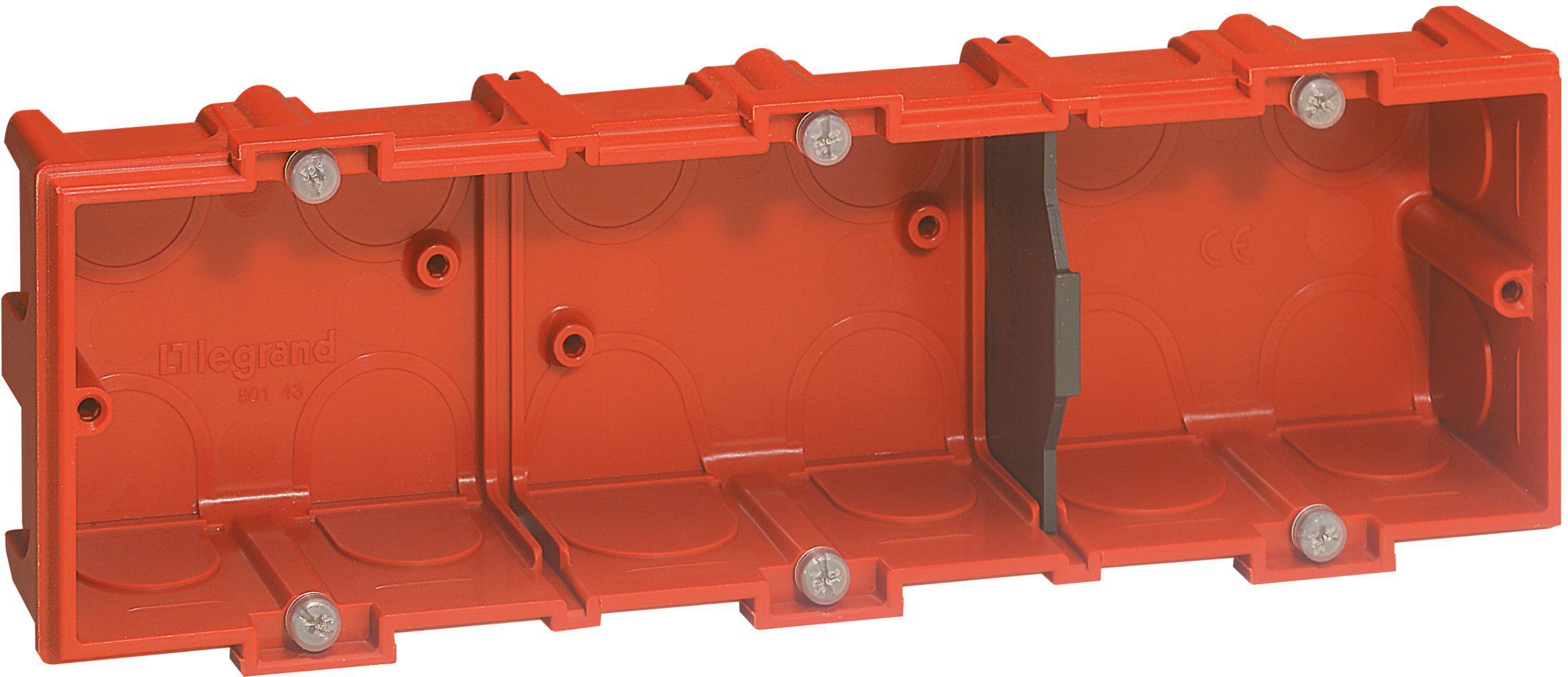 Legrand Puszka do betonu 71mm 213 x 40mm czerwony Batibox (080143)