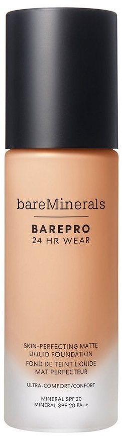 bareMinerals BarePro 24HR Wear Skin-Perfecting Matte Liquid Foundation SPF20 matujący podkład w płynie Light 21 Warm 30ml
