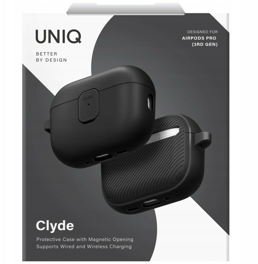 Uniq Clyde - etui do AirPods Pro 3 czarne/szare
