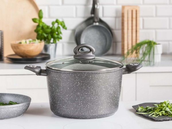 Valdinox VALDINOX ROCK GARNEK 24CM Z POKRYWĄ 6,0L 0204002286