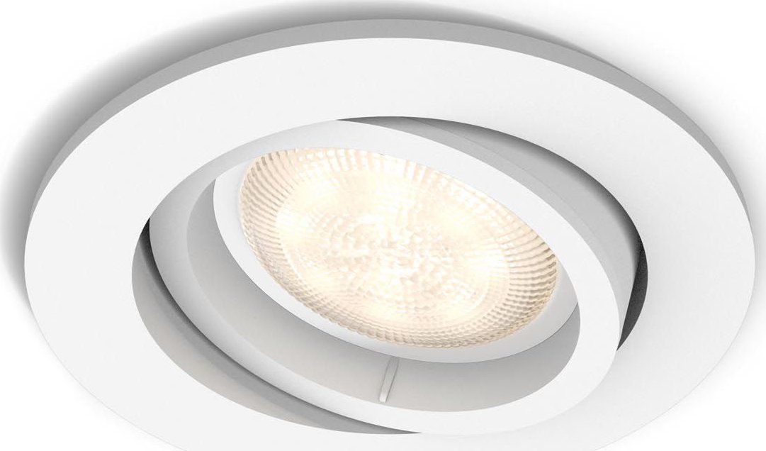 Philips Philips myLiving SHELLBARK white LED Recessed spot light, Recessed lighting spot, Non-changeable bulb(s), 1 bulb(s), LED, 4.5 W, White