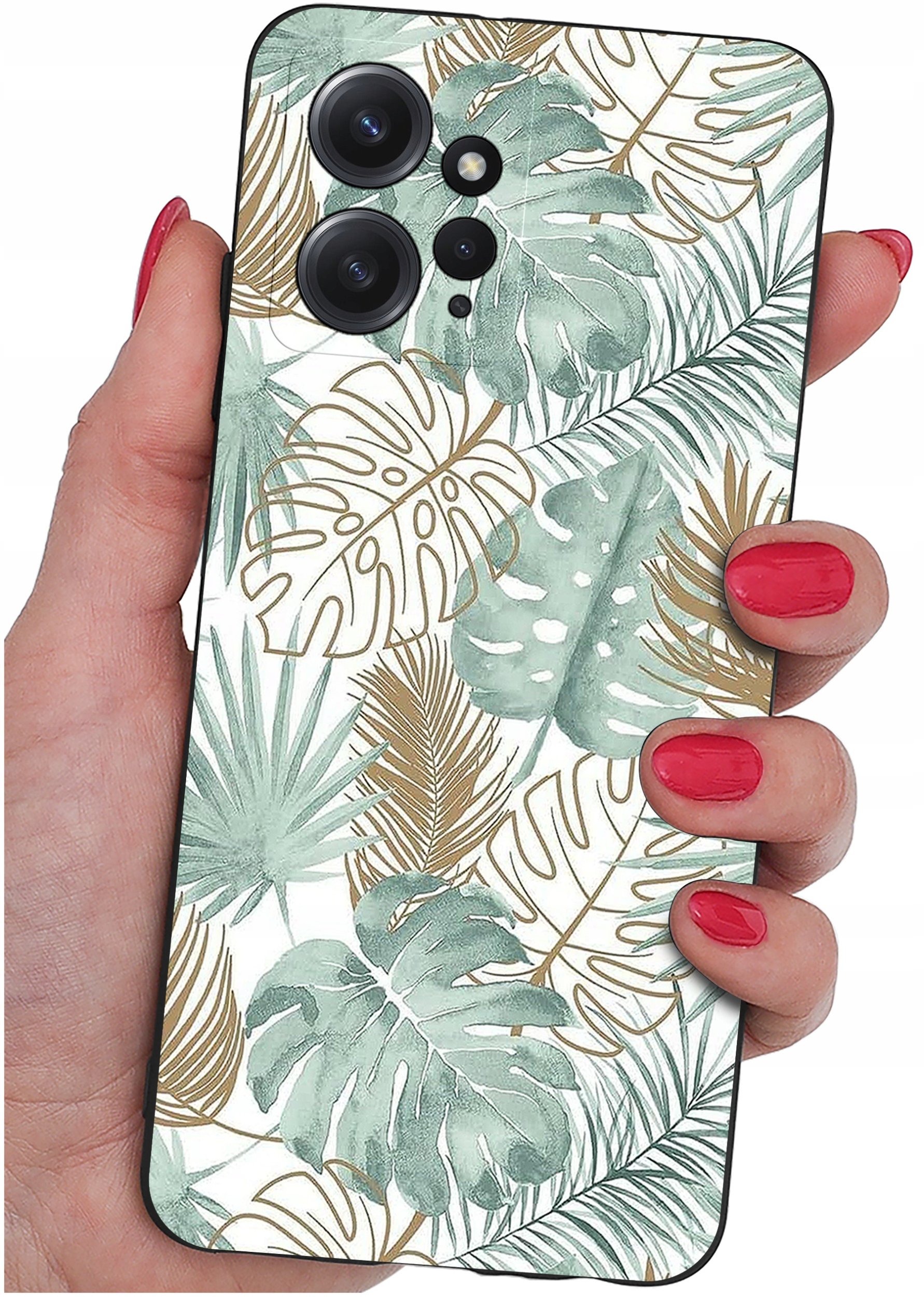 ETUI do Xiaomi Redmi Note 12 4G | WZORY | SILIKONOWE MATT CASE + SZKŁO 9H